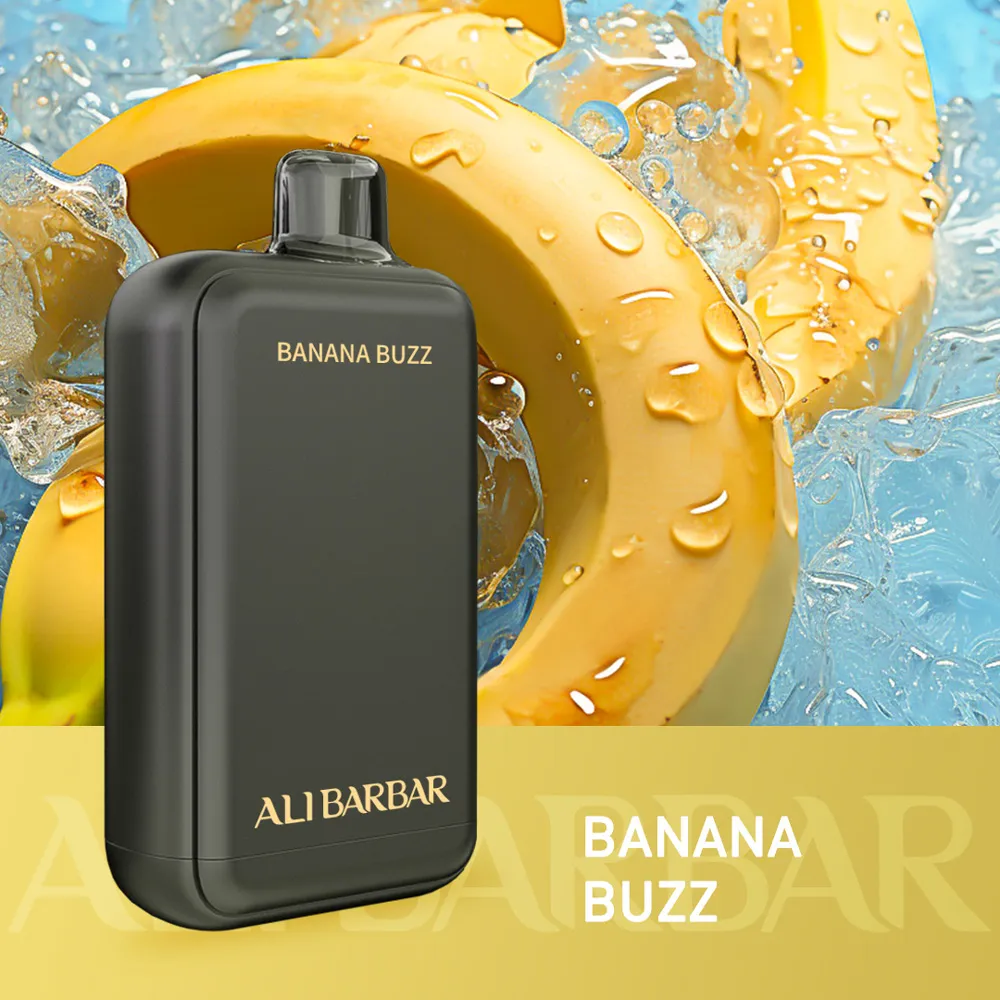 alibarbar-upload-banana-buzz.webp Alibarbar Upload Disposable Vape – Banana Buzz - Image 1